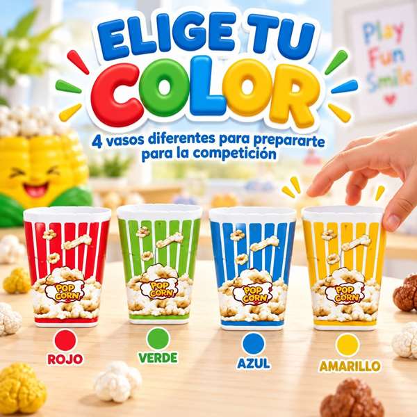 Jugatoys - enfamilia Jeu Palomitas Revoltosas ¡Pop! ¡Pop!