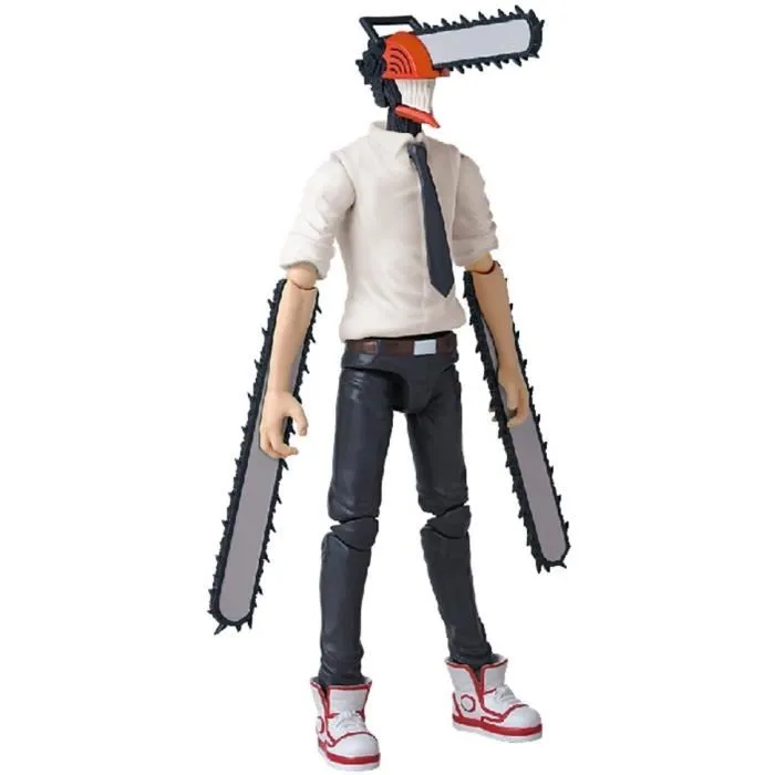 Bandai - Figurine Anime Heroes Chainsaw Man 17 cm Articulée 16 Points - 37026 - Figurine de Collection