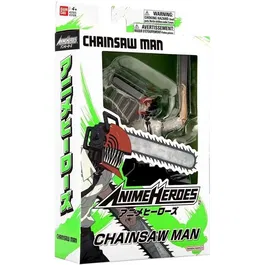 Bandai - Figurine Anime Heroes Chainsaw Man 17 cm Articulée 16 Points - 37026 - Figurine de Collection