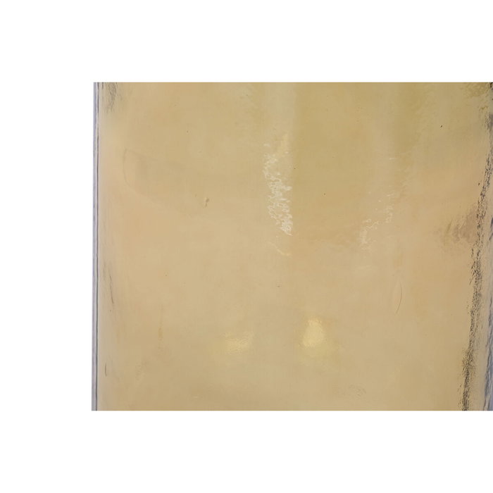 Home ESPRIT Vase Jaune Corde Verre trempé 25 x 25 x 75 cm