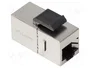Lanberg Adaptateur RJ45 Cat.6 FTP femelle-femelle Keystone argent