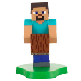 EXQUISITE GAMING Mini Cable Guy Steve Minecraft, Support d'écouteurs décoratif, Dimensions approximatives 8x8x11 cm