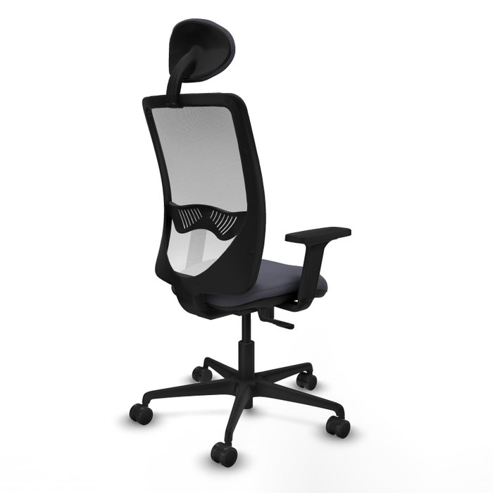 PIQUERAS Y CRESPO Chaise Zulema Synchro Gris foncé et Noir PIQUERAS Y CRESPO Chaise Zulema Synchro Gris foncé et Noir