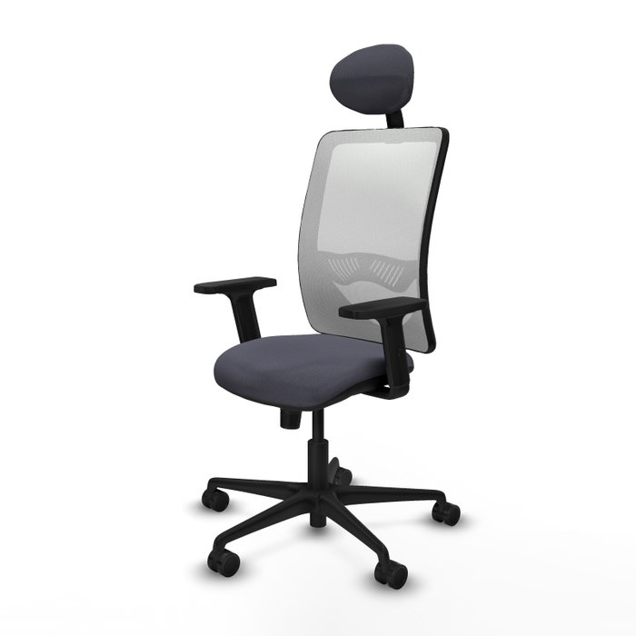 PIQUERAS Y CRESPO Chaise Zulema Synchro Gris foncé et Noir PIQUERAS Y CRESPO Chaise Zulema Synchro Gris foncé et Noir