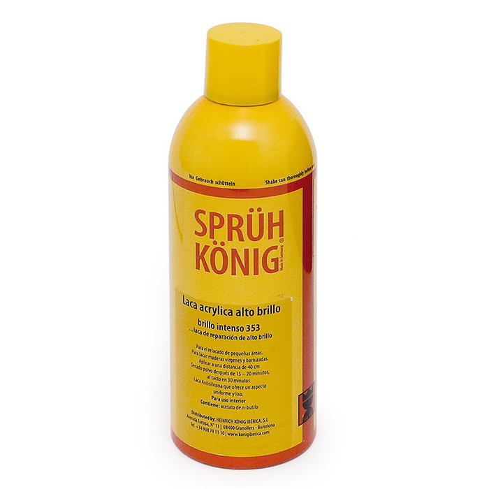 KONIG Laca de acabado Nitrocellulosique Super Haut Brillant 400 ml KONIG Laca de acabado Nitrocellulosique Super Haut Brillant 400 ml