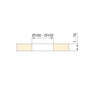 Emuca Multiconnecteur Vertikal Push 100, 3 prises Schuko, USB A et C, blanc