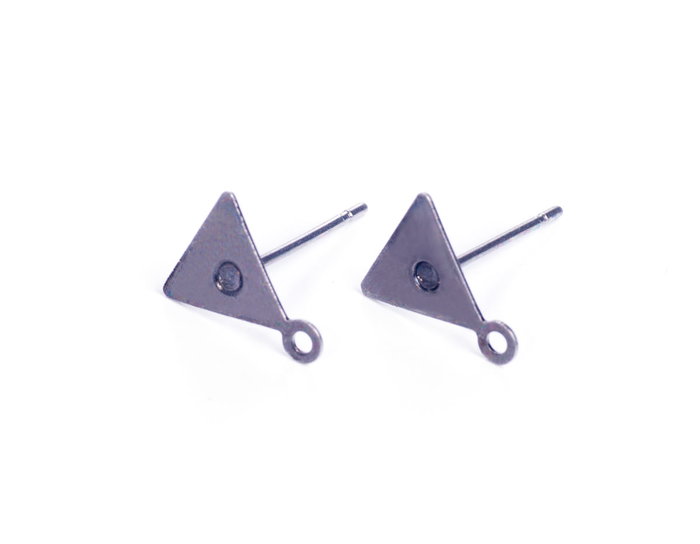 Innspiro Lot de 10 pendants métalliques à base triangulaire argentés vieilli Innspiro Lot de 10 pendants métalliques à base triangulaire argentés vieilli