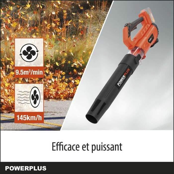 Dual Power Souffleur de feuilles 20V 145 km/h Dual Power Souffleur de feuilles 20V 145 km/h