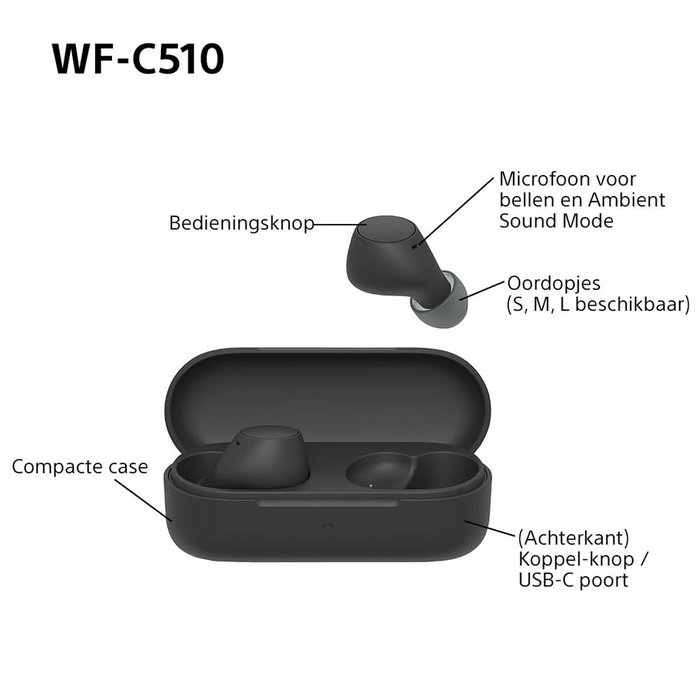 Sony WF-C510 Noir Sony WF-C510 Noir