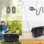 Elbe RF-942 Radio portable AM/FM de table, alimentation électrique ou sur piles, antenne télescopique, sortie casque jack 3.5mm, couleur rouge