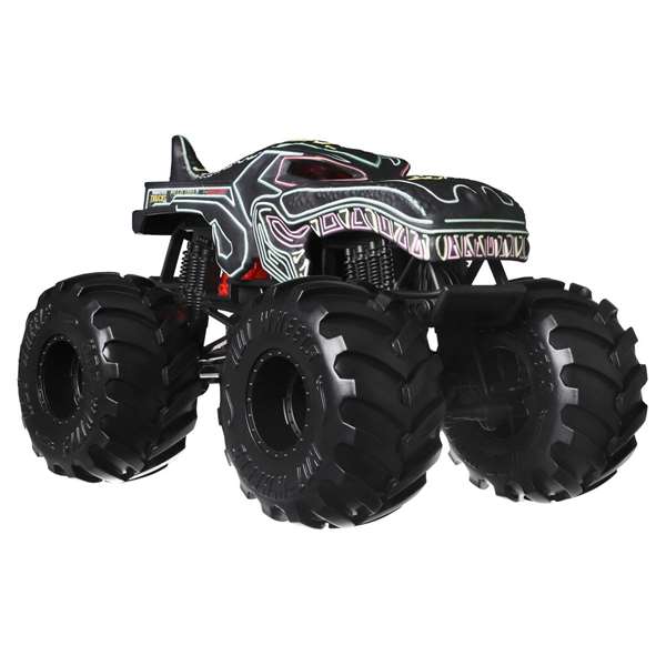 Mattel Monster Truck Camion Grand Modèle à l'Échelle 1:24 - Série aléatoire - Version espagnole/portugaise