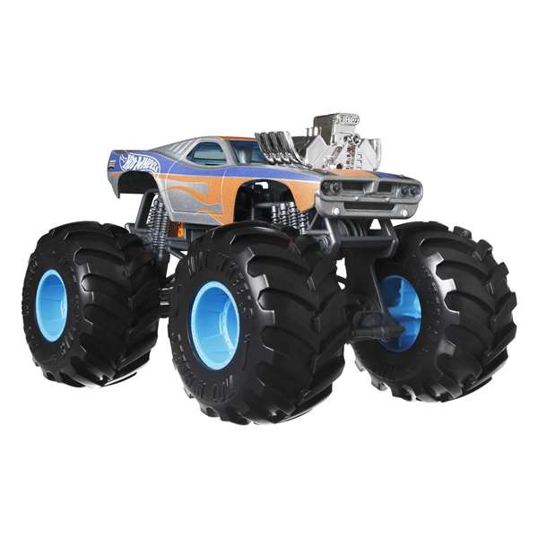 Mattel Monster Truck Camion Grand Modèle à l'Échelle 1:24 - Série aléatoire - Version espagnole/portugaise