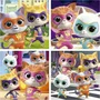 Educa - Malette de 4 puzzles progressifs SuperKitties - 12, 16, 20, 25 pièces - Chaque puzzle 16 x 16 cm - Développe la motricité fine - Parfait pour petites mains