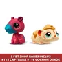 Bandai Littlest Pet Shop LPS Coffret de Jeu avec 4 Pièces, 3 Animaux Dont 1 Exclusif - Idéal Enfants à Partir de 4 Ans