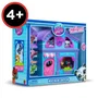Bandai Littlest Pet Shop LPS Coffret de Jeu avec 4 Pièces, 3 Animaux Dont 1 Exclusif - Idéal Enfants à Partir de 4 Ans