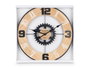 Giftdecor Horloge Murale Engrenage Métal 60 cm Marron Noir (Set de 4)