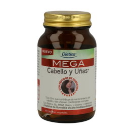 Dietisa Mega Cabello y Uñas 60 capsules végétales