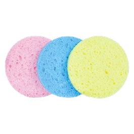 Bifull Set de 3 Éponges de Démaquiller Circle Colours 80mm