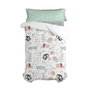 Parure de couette HappyFriday Moshi Moshi Best Buddies Multicouleur Lit 1 persone 2 Pièces