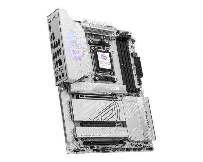 MSI 911-7E59-05S Carte mère MPG X870E Edge ATX Socket AM5 Chipset AMD B840 DDR5 Wi-Fi 7 Bluetooth 5.4 MSI 911-7E59-05S Carte mère MPG X870E Edge ATX Socket AM5 Chipset AMD B840 DDR5 Wi-Fi 7 Bluetooth 5.4