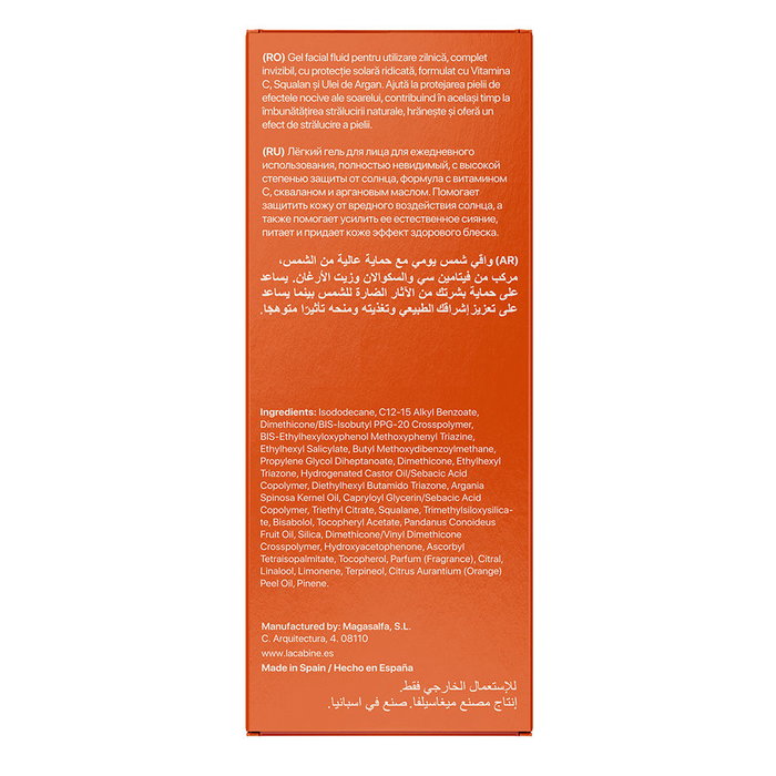 La Cabine Gel fluide visage VIT-C invisible SPF30 30 ml