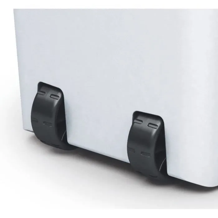 Kerbl Conteneur Petfood 40 litres Brun et Blanc - Conservation Hermétique avec Joint et Couvercle à Clip Anti-Insectes