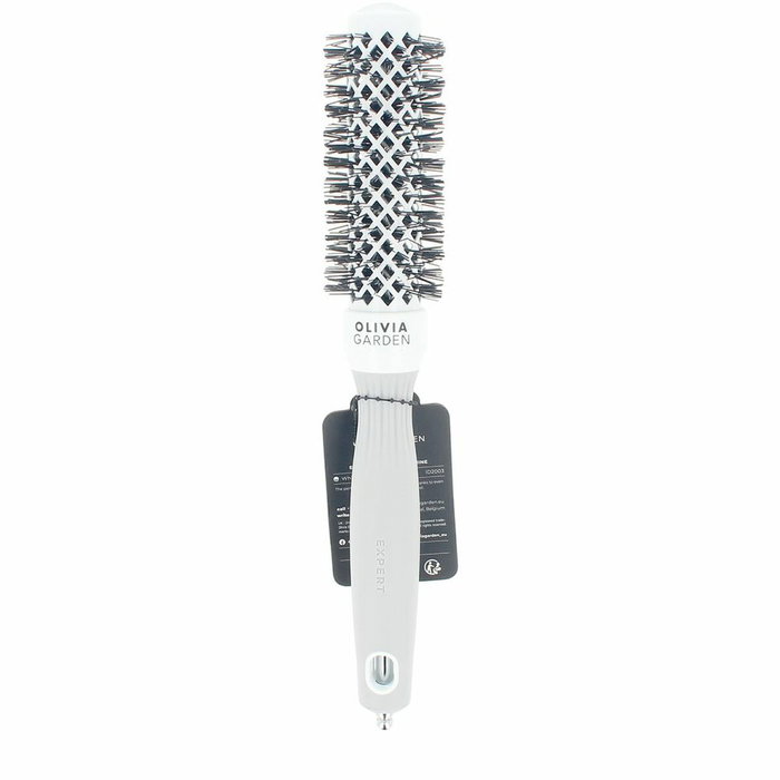 Olivia Garden Expert Blowout Shine Brosse 25 mm Blanc et Gris