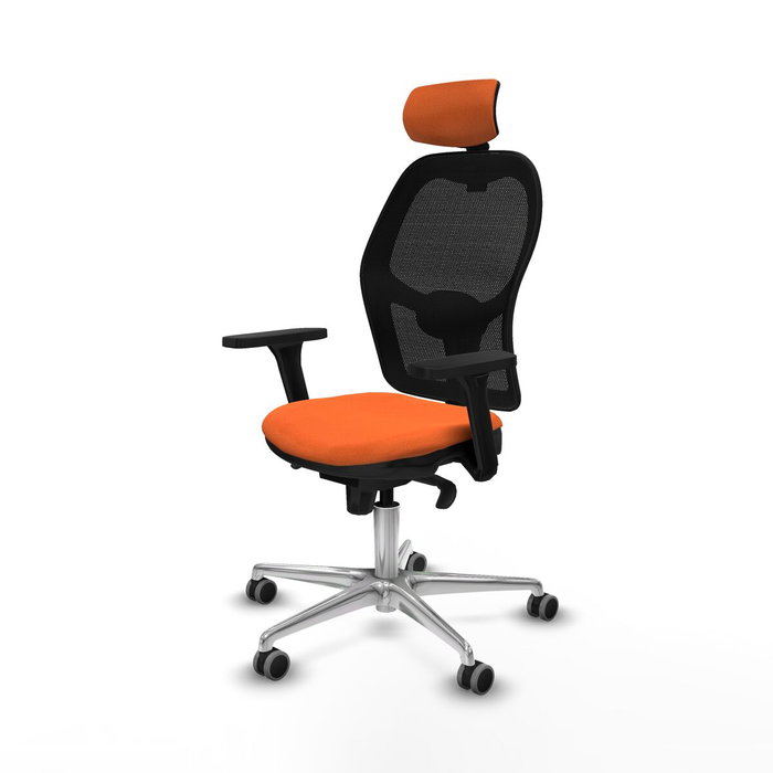 Piqueras y Crespo Chaise de Bureau avec Appui-tête Jorquera 3D086G2 Orange