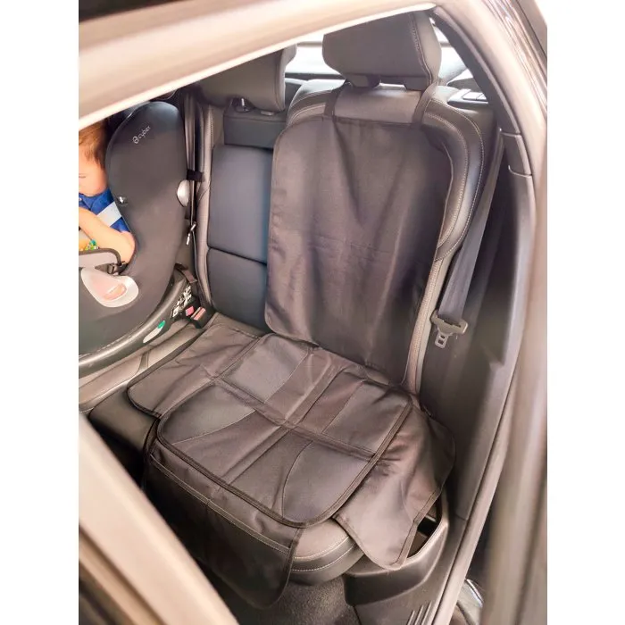 Tineo Protection de Siège Auto Universelle avec Ailettes 360° - Antidérapante et Imperméable - Noir Tineo Protection de Siège Auto Universelle avec Ailettes 360° - Antidérapante et Imperméable - Noir