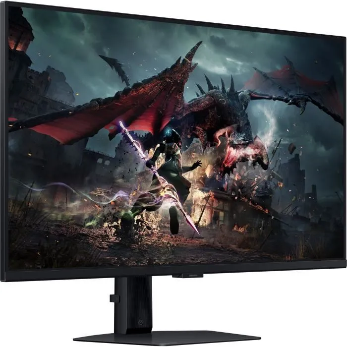 Samsung Écran PC Gamer Odyssey G50D LS32DG500EUXEN 32" WQHD 2560x1440 Dalle IPS 180Hz 1ms Inclinaison Pivot Hauteur Réglable HDMI DisplayPort