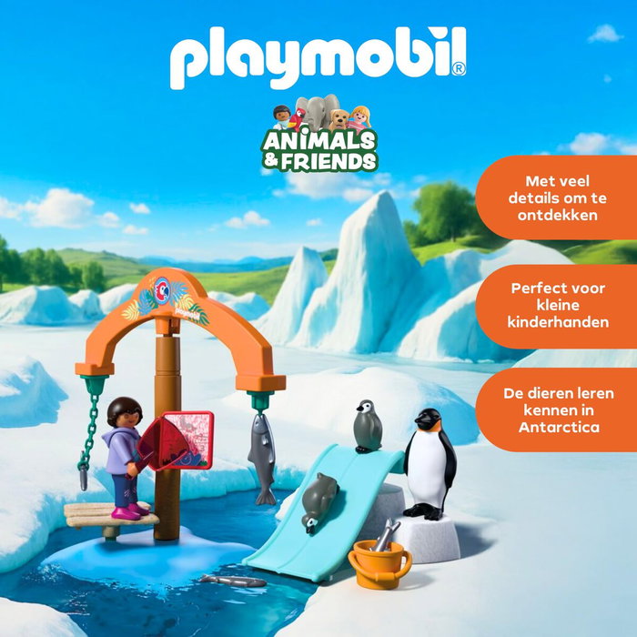 Playmobil Zoo : À la découverte de la banquise 72073 Playmobil Zoo : À la découverte de la banquise 72073