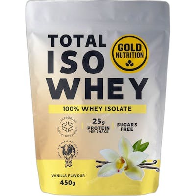 GOLD NUTRITION TOTAL ISO WHEY VAINILLA - 450 g GOLD NUTRITION TOTAL ISO WHEY VAINILLA - 450 g