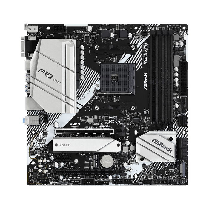 Carte Mère ASRock B550M Pro4 AMD B550 AMD AM4 Carte Mère ASRock B550M Pro4 AMD B550 AMD AM4