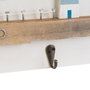 BigBuy Home Portemanteau Blanc Naturel Métal Fer Bois MDF