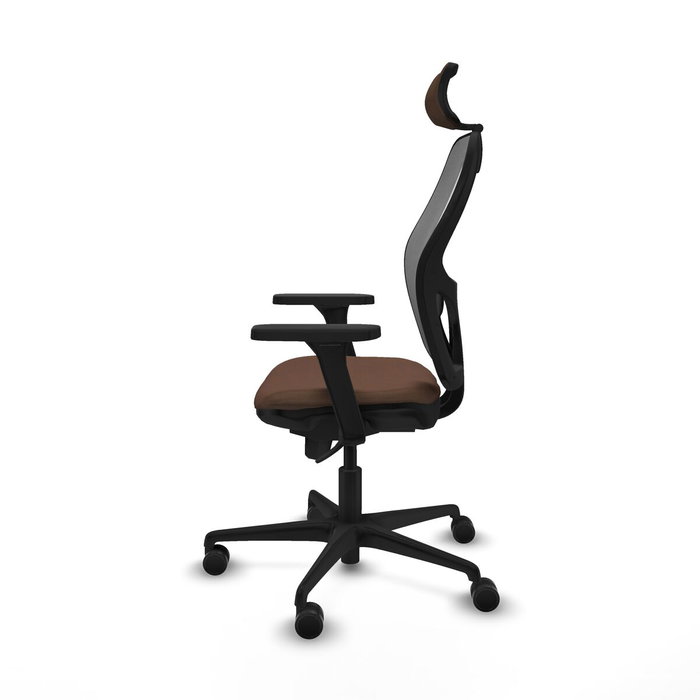 Piqueras y Crespo 3D036N2 Chaise de Bureau avec Appui-tête Gris Brun foncé Piqueras y Crespo 3D036N2 Chaise de Bureau avec Appui-tête Gris Brun foncé