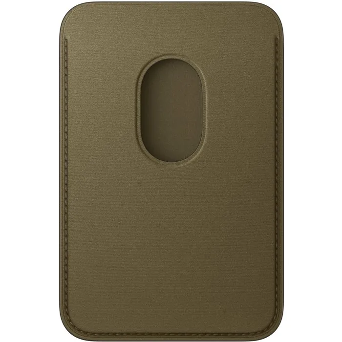 Apple Portefeuille tissé fin avec MagSafe - Vert olive foncé