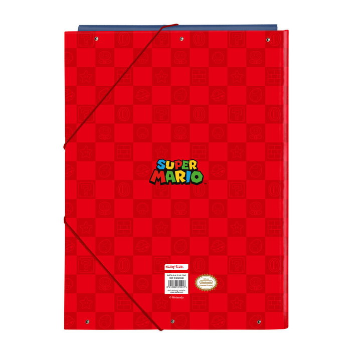 SAFTA Classeur A4 avec rabats Super Mario