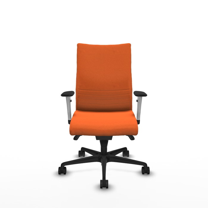 Piqueras Y Crespo Silla Albacete confidente, Orange, Mécanisme Synchrone