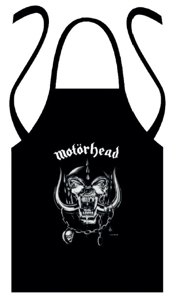 KKL Motörhead Tablier Logo en coton 100% sous licence officielle KKL Motörhead Tablier Logo en coton 100% sous licence officielle