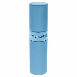 Travalo Twist & Spritz Atomiseur de Voyage Rechargeable 8 mL, Bleu Clair
