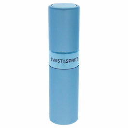 Travalo Twist & Spritz Atomiseur de Voyage Rechargeable 8 mL, Bleu Clair