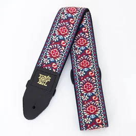 ERNIEBALL Sangle Jacquard Polypro Royal Bloom pour Guitare et Basse