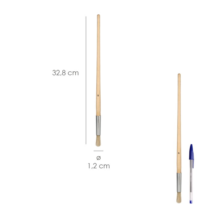 WOLFPACK LINEA PROFESIONAL Pinceau rond poils blancs Nº 10