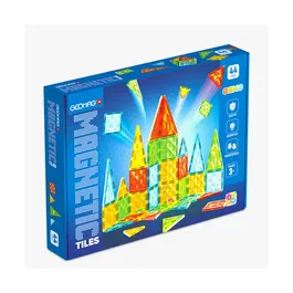 Geomag GEOMAG Tiles Gems 4102 - 44 pièces magnétiques, formes géométriques et effet cristal - Jeu de construction éducatif pour enfants dès 3 ans