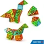 Geomag GEOMAG Tiles Gems 4102 - 44 pièces magnétiques, formes géométriques et effet cristal - Jeu de construction éducatif pour enfants dès 3 ans