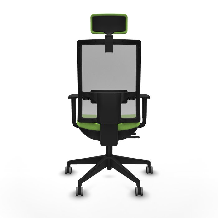 Piqueras y Crespo Chaise de Bureau Horna Pistache et Gris avec Appui-tête 2D Piqueras y Crespo Chaise de Bureau Horna Pistache et Gris avec Appui-tête 2D