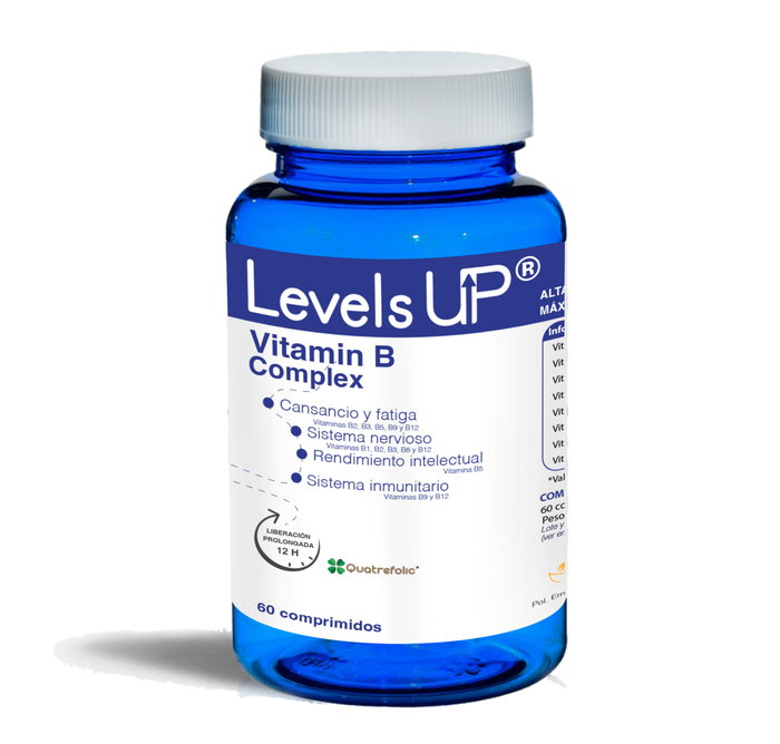 BIOSERUM Levels Up Vitamina B Complex 60 comprimés BIOSERUM Levels Up Vitamina B Complex 60 comprimés