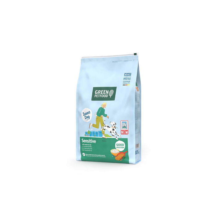 Nourriture Green Petfood InsectDog Sensitive 10 kg Riz