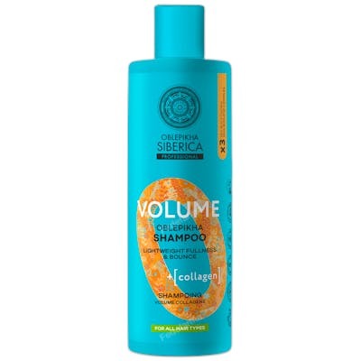 Natura Siberica Oblepikha Shampooing Volumateur Au Collagène - 400 ml - Vegan, Sans SLS, Sans Parabènes Natura Siberica Oblepikha Shampooing Volumateur Au Collagène - 400 ml - Vegan, Sans SLS, Sans Parabènes