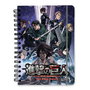 ERIK Carnet A5 Attack on Titan, 120 pages lignées, 15 x 21.7 cm, couverture rigide
